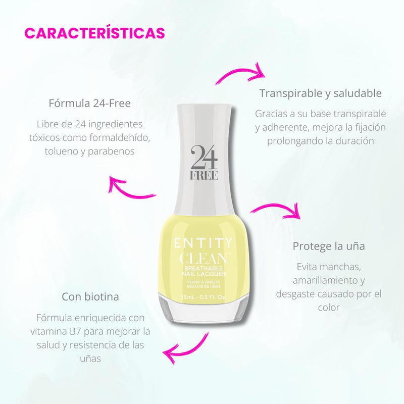 Entity Clean Nude & Improved Breathable Nail Lacquer, 0.5 oz - Image 3
